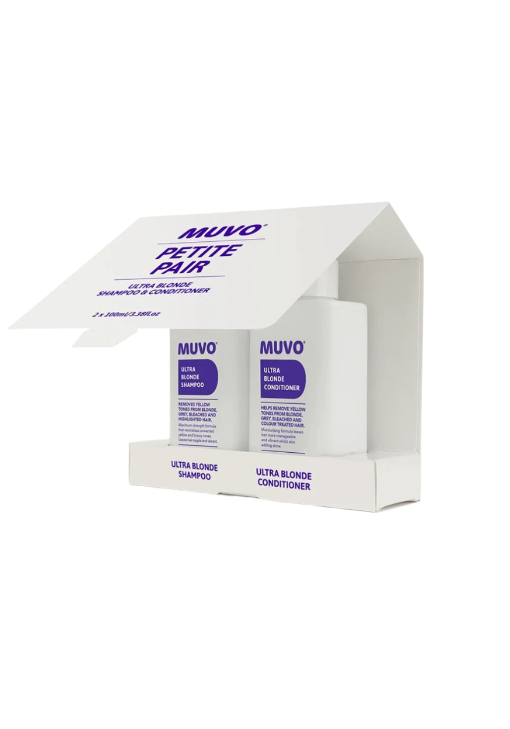 Muvo Ultra Blonde Petite Pair 2 x 100ml
